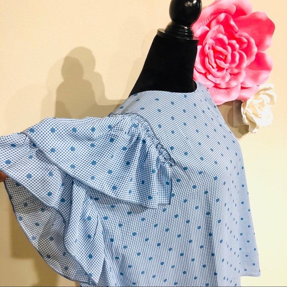 NWT Ruffle Blouse - Picture 2 of 7